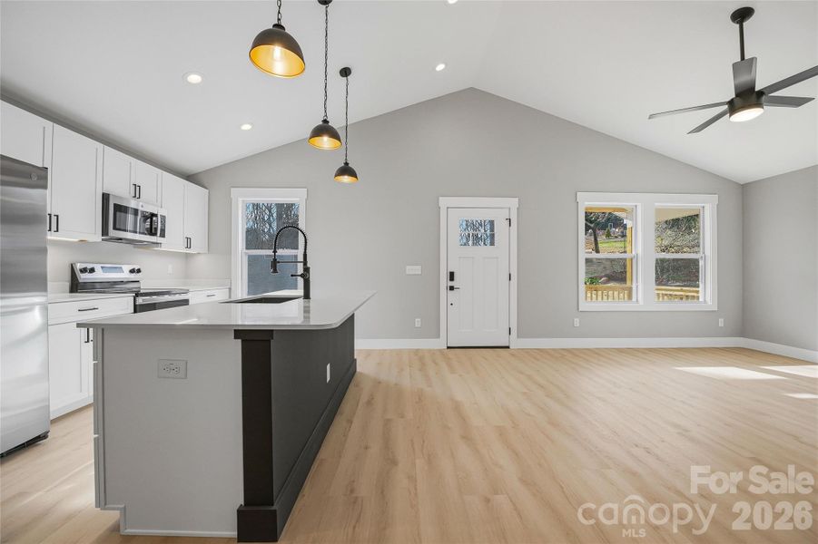 Furnished interior view inside a new home in , Asheville (Image 29).