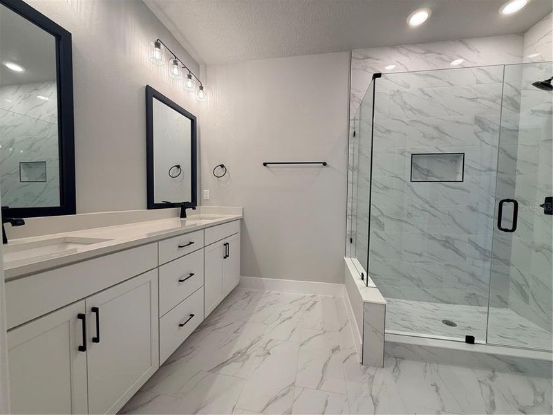 Furnished interior view inside a new home in Towns at Union, St. Petersburg (Image 4).