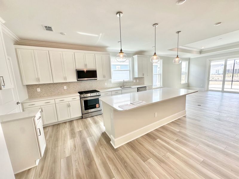 Furnished interior view inside a new home in Del Webb Wilmington at Mallory Creek, Leland (Image 5).