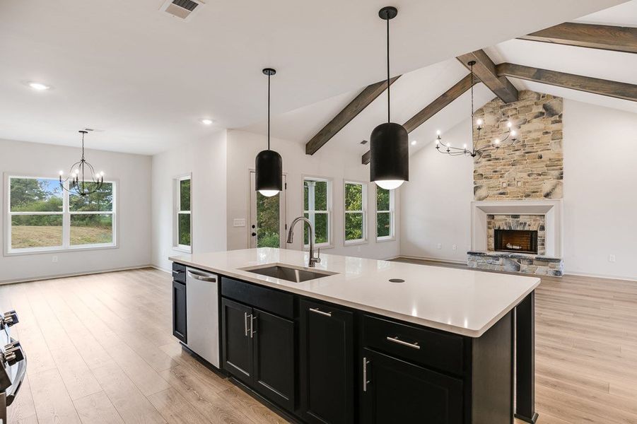 Furnished interior view inside a new home in Parmer Farms, Roopville (Image 10).