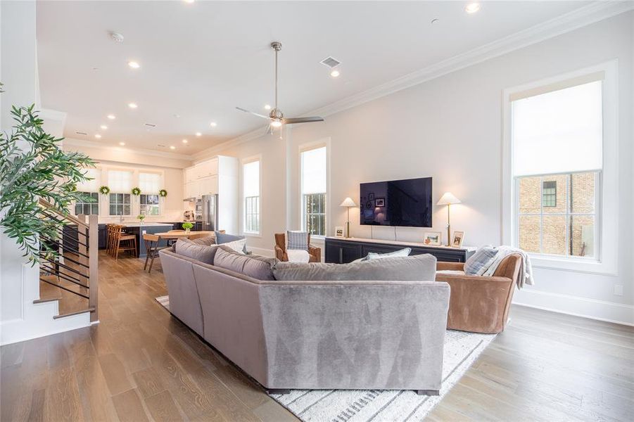 Furnished interior view inside a new home in , Addison (Image 13).