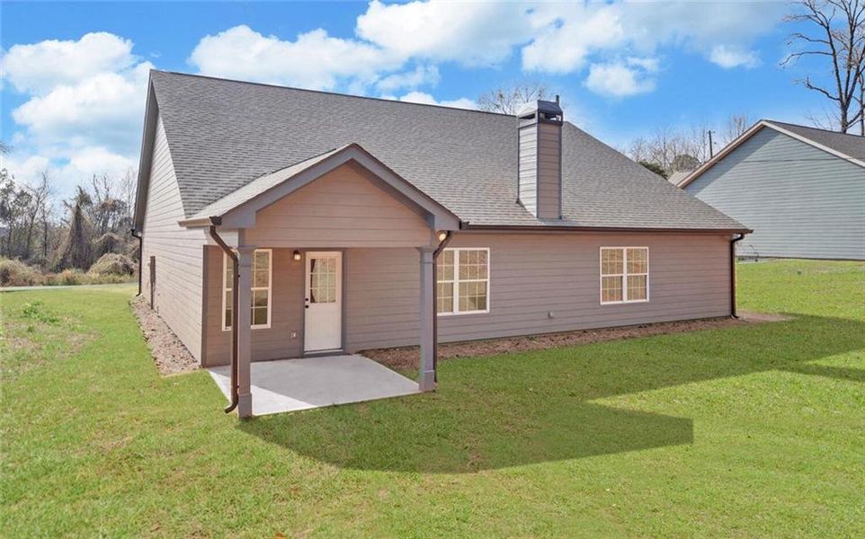 Exterior details and patio area of a home in , Lavonia (Image 24). Exterior details and patio area of a home in , Lavonia (Image 24).