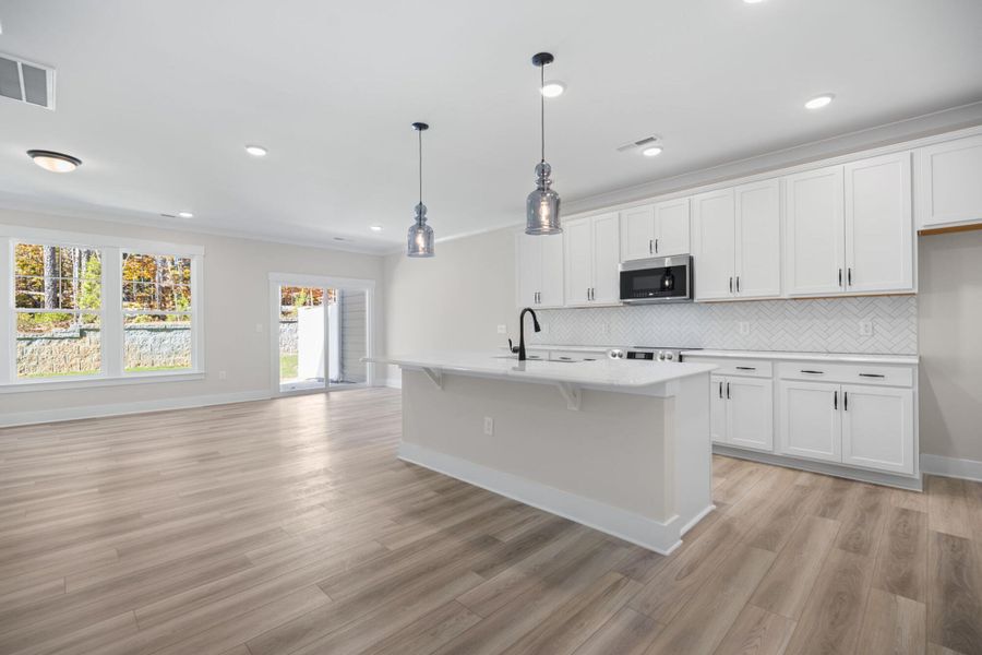 Furnished interior view inside a new home in Harbor Crossing, Greensboro (Image 9).