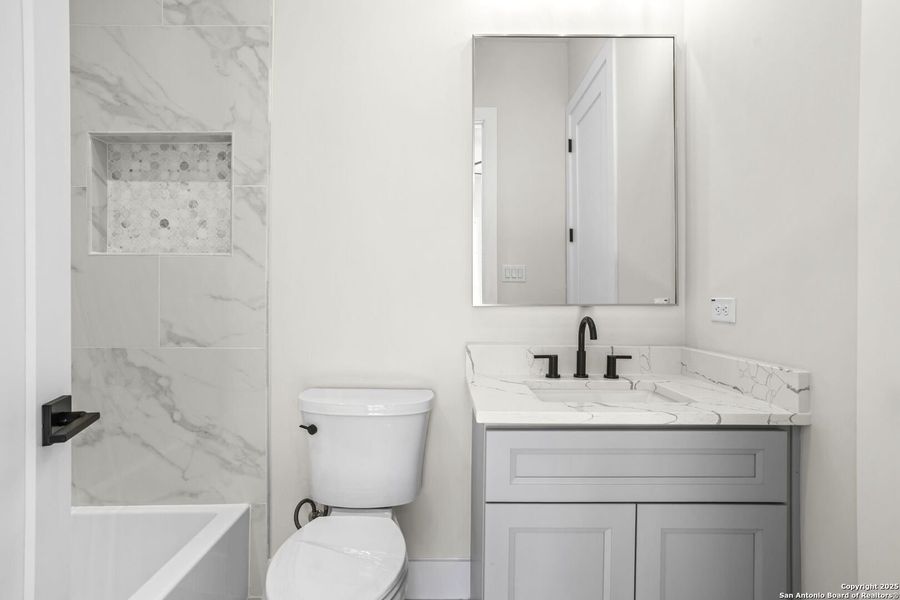 Furnished interior view inside a new home in , San Antonio (Image 8).