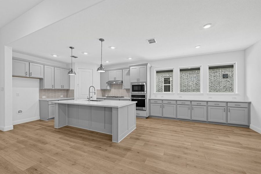 Furnished interior view inside a new home in South Oak, Lakewood Village (Image 10).
