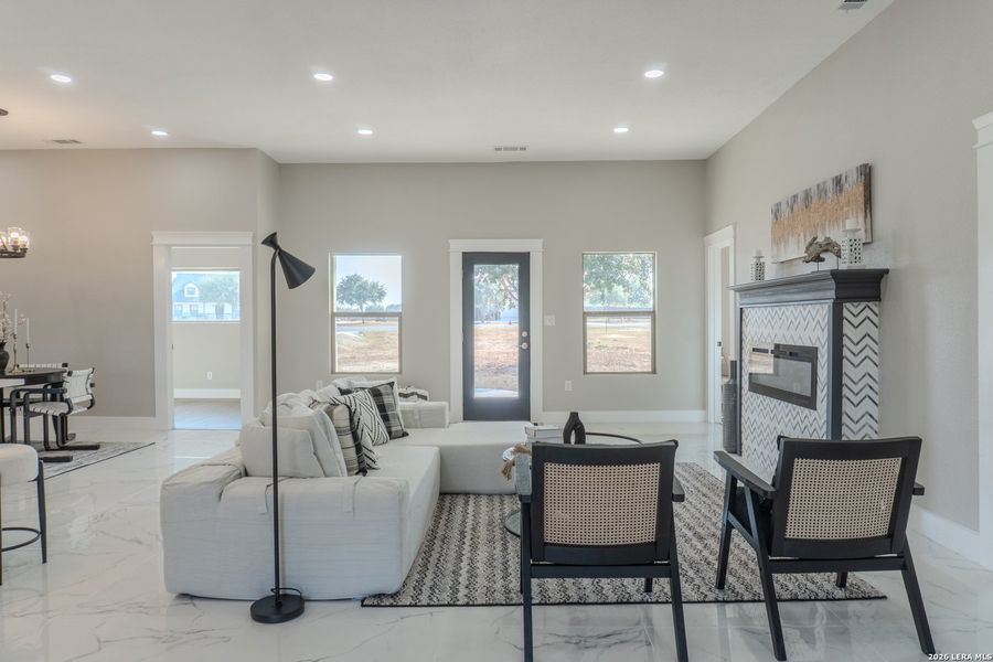 Furnished interior view inside a new home in , Lytle (Image 6).