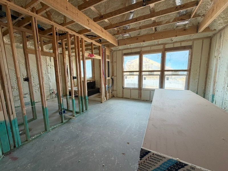 In-progress construction of a new home in Covenant Park, Springtown, TX (Image 7).