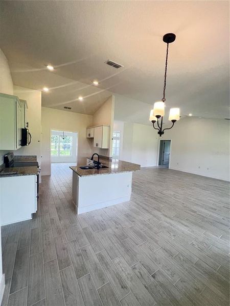 Furnished interior view inside a new home in Hill Country Estates, Dade City (Image 8). Furnished interior view inside a new home in Hill Country Estates, Dade City (Image 8).