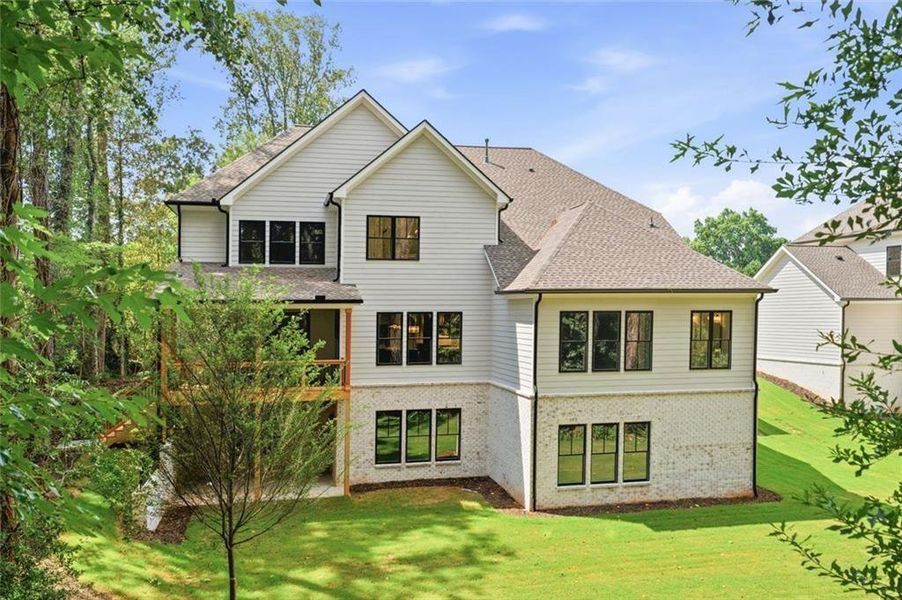 Front exterior of a new home in , Atlanta, GA, highlighting curb appeal (Image 28).