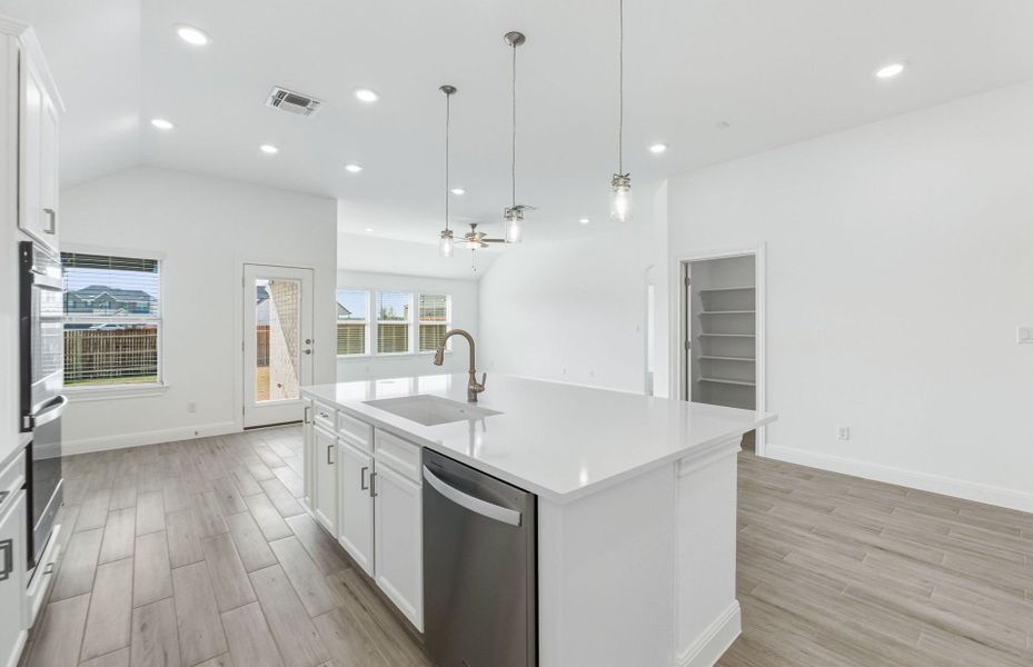 Furnished interior view inside a new home in Saddleback at Santa Rita Ranch, Liberty Hill (Image 13).