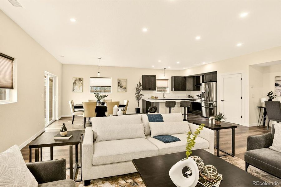 Furnished interior view inside a new home in , Golden (Image 12).