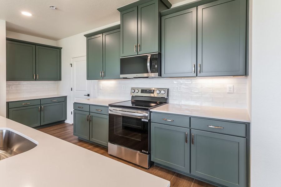 Representative furnished interior of a home built from the Oakley by Hartford Homes in Trailside Story Collection - Single Family Homes, Timnath (Image 37).