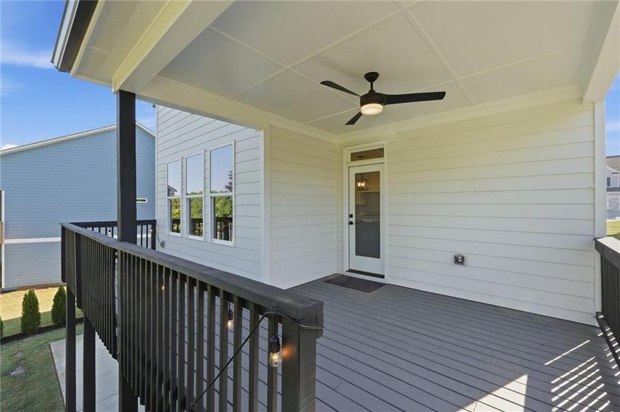 Exterior details and patio area of a home in , Woodstock (Image 28).
