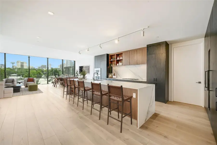 Furnished interior view inside a new home in The Colorfield, Austin (Image 3).