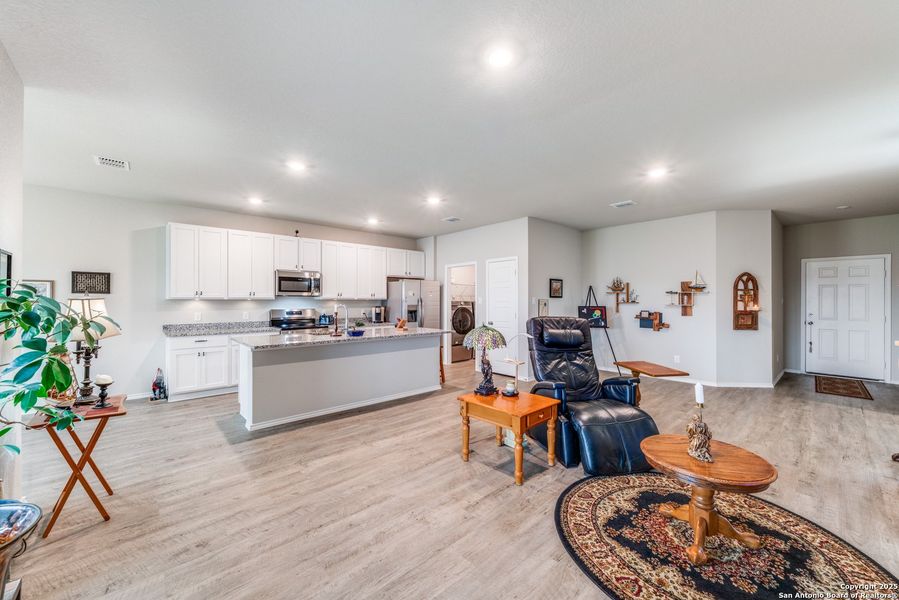 Furnished interior view inside a new home in Legend Pond, New Braunfels (Image 7).