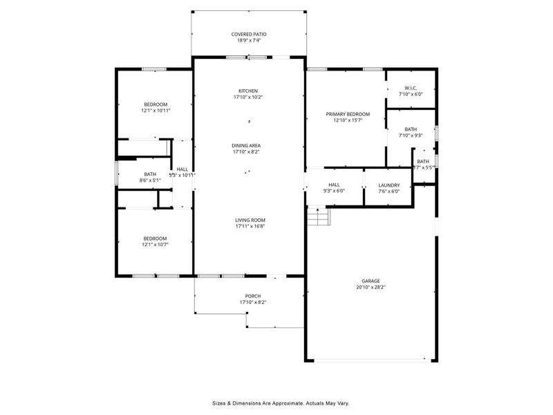2D floor plan layout of this home in , Cherryville, NC (Image 4).