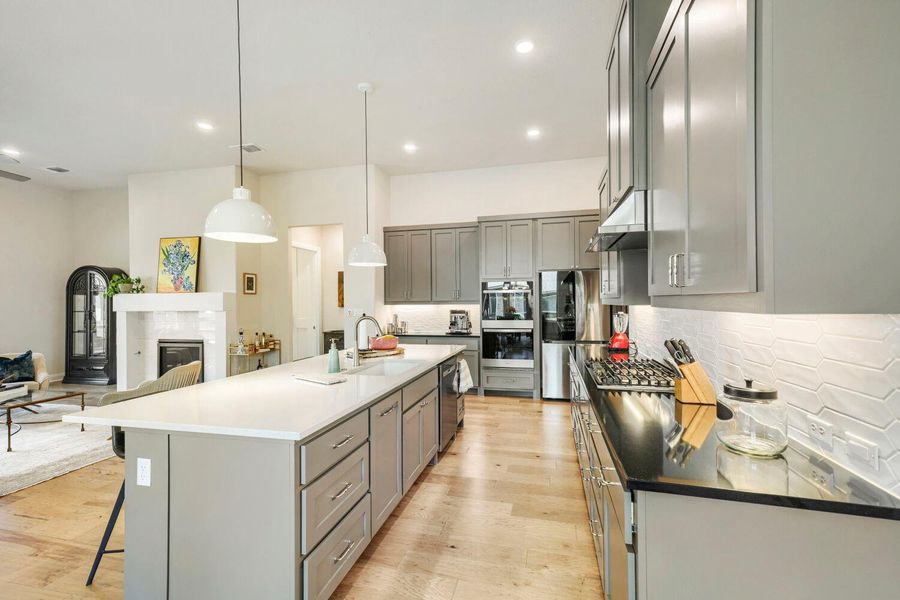 Furnished interior view inside a new home in , Dripping Springs (Image 7).