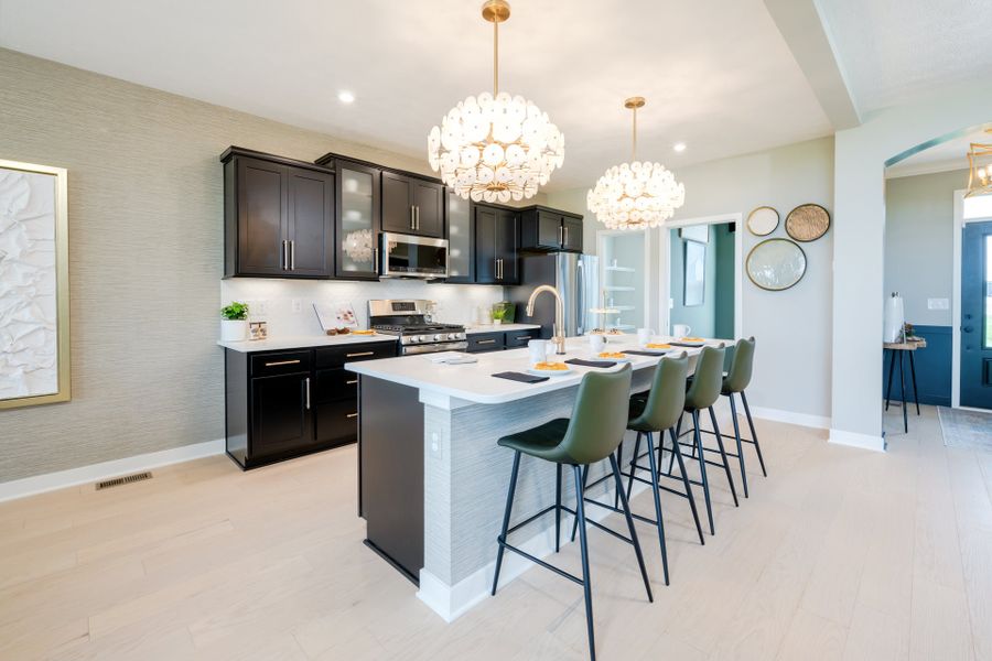 Representative furnished interior of a home built from the Avery by Fischer Homes in Twin Lakes, Hoschton (Image 48).