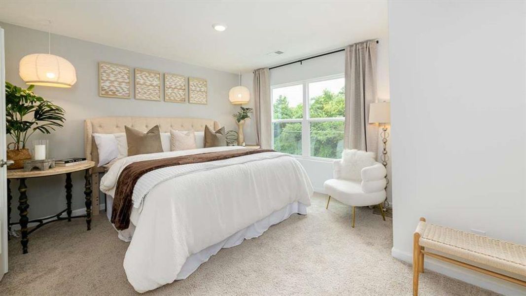 Furnished interior view inside a new home in Benteen Reserve, Atlanta (Image 9). Furnished interior view inside a new home in Benteen Reserve, Atlanta (Image 9).