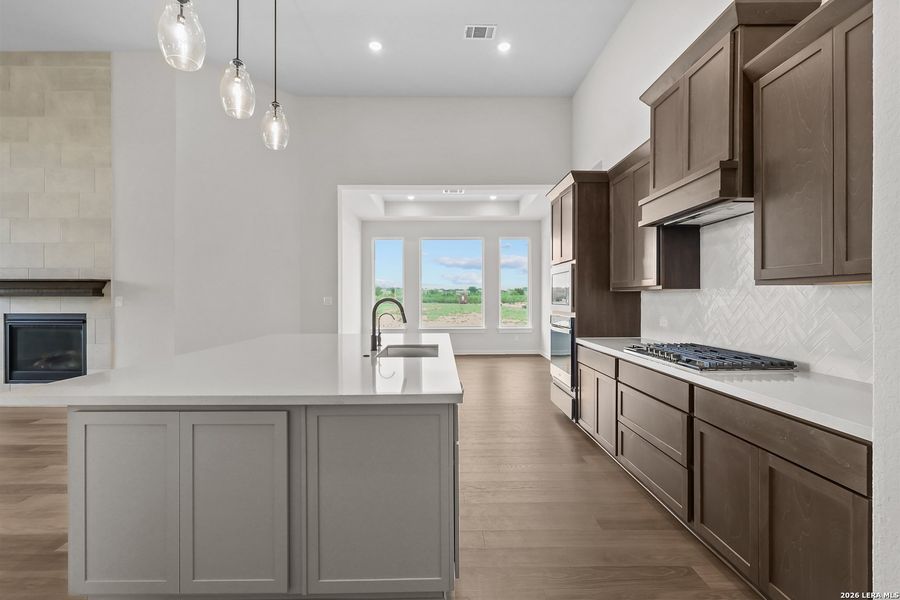 Furnished interior view inside a new home in Buffalo Crossing, Cibolo (Image 10).