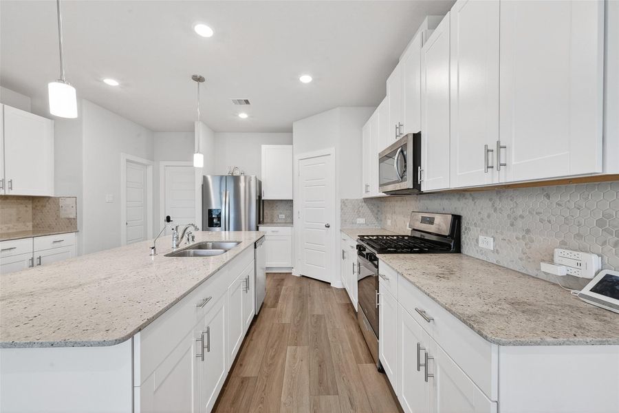 Furnished interior view inside a new home in McClendon Park Village, Houston (Image 33).