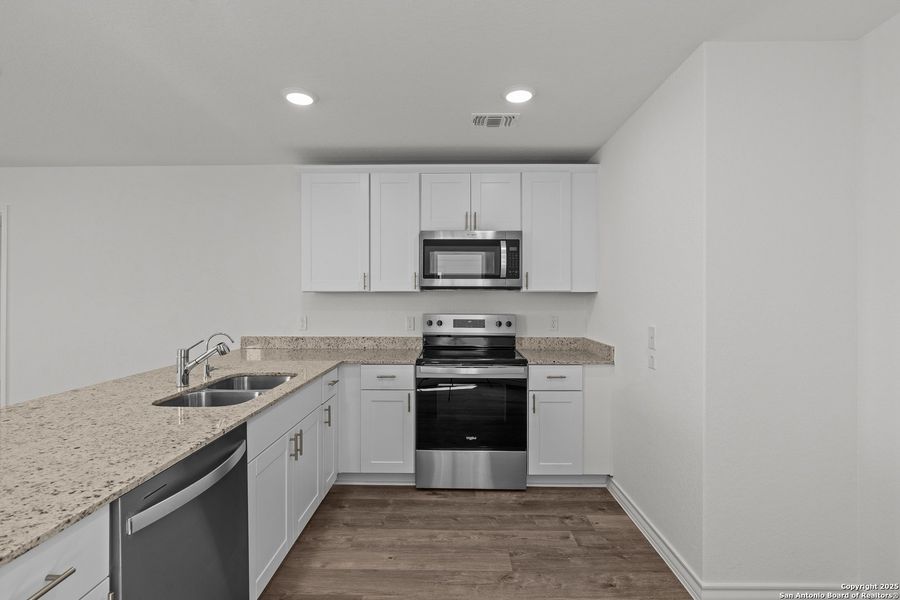 Furnished interior view inside a new home in Vista Real, Converse (Image 5).