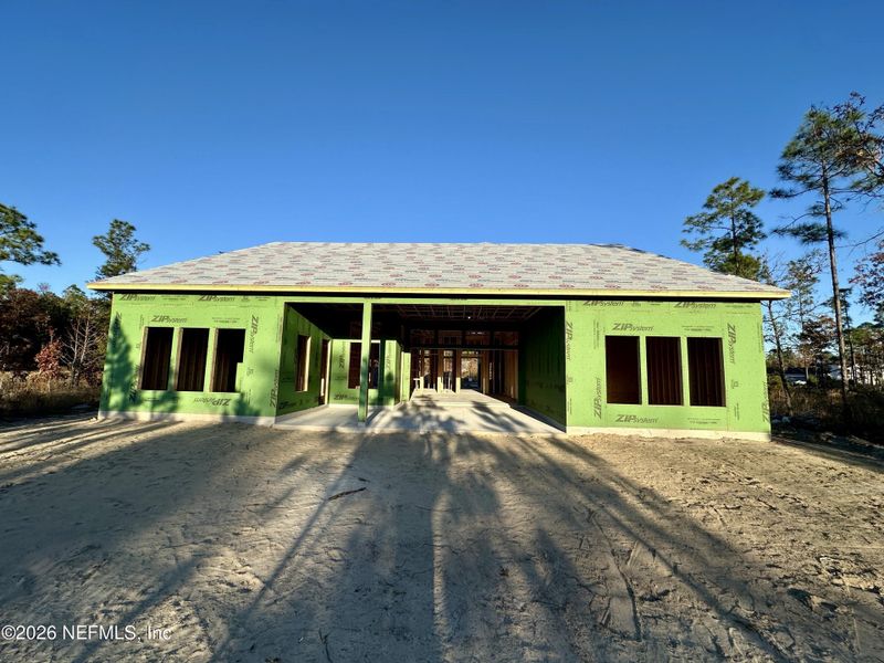 In-progress construction of a new home in , St. Augustine, FL (Image 15).