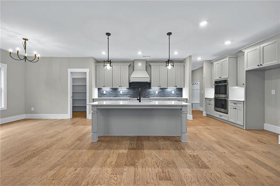 Furnished interior view inside a new home in SteepleChase, Hoschton (Image 15).