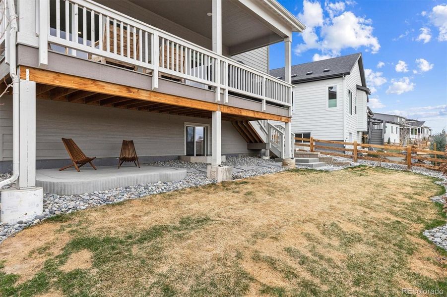 Exterior details and patio area of a home in , Littleton (Image 4).