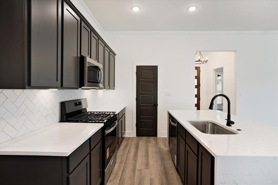 Furnished interior view inside a new home in The Preserve At Country Ridge, Sherman (Image 7).