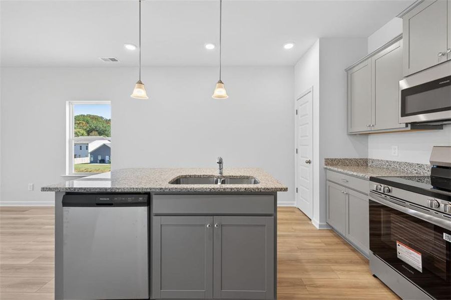 Furnished interior view inside a new home in Longbrooke, Rome (Image 9).