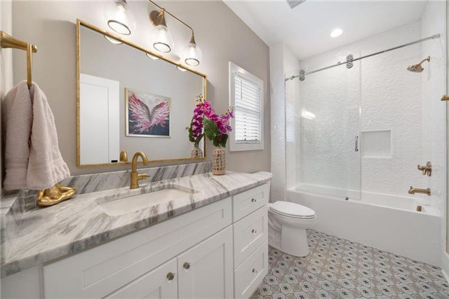 Furnished interior view inside a new home in , Atlanta (Image 9).