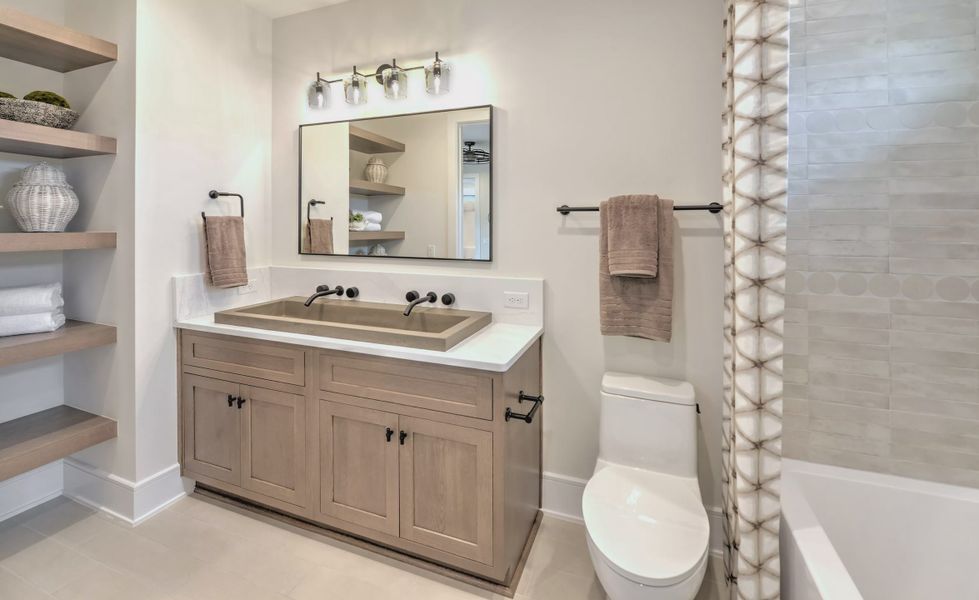 Furnished interior view inside a new home in EverRange, Jacksonville (Image 43).