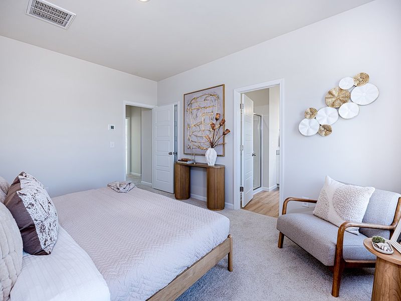 Representative furnished interior of a home built from the Gaston by Brookline Homes in The Crossing at Cramerton Mills, Gastonia (Image 14).