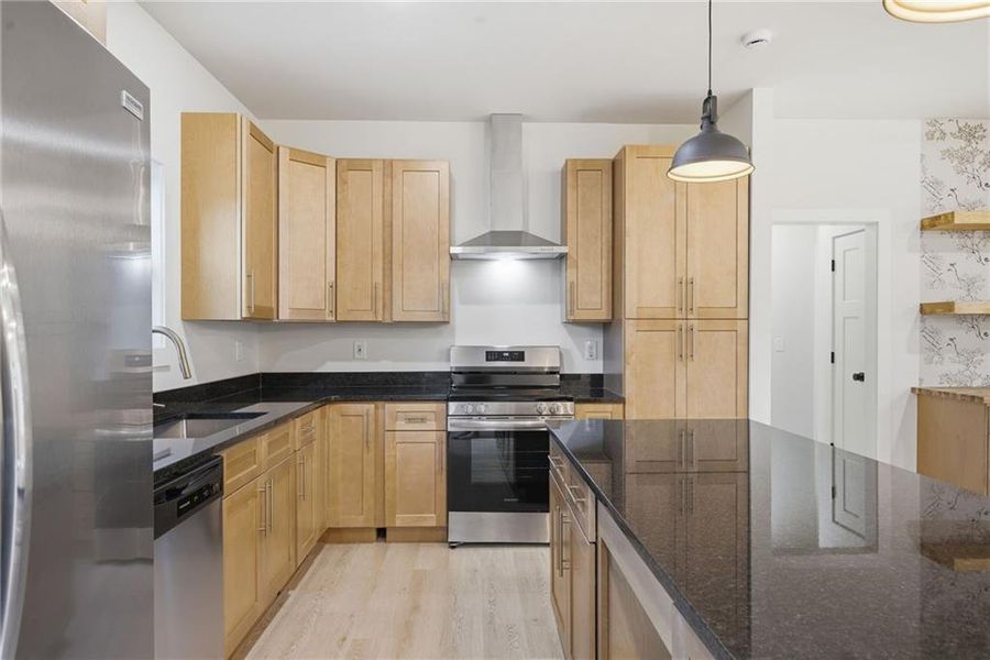 Furnished interior view inside a new home in , Ellijay (Image 16).