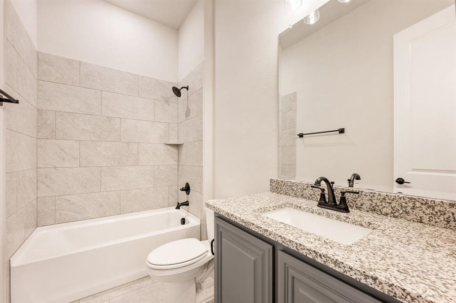 Furnished interior view inside a new home in Creekview Meadows, Pilot Point (Image 8).