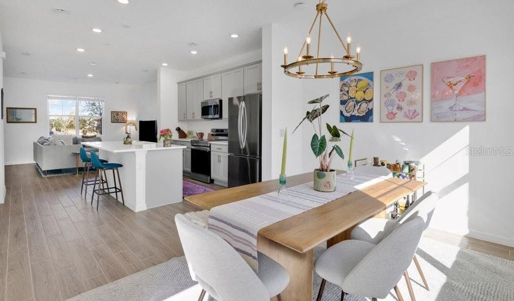 Furnished interior view inside a new home in Northlake at Ovation, Winter Garden (Image 15).