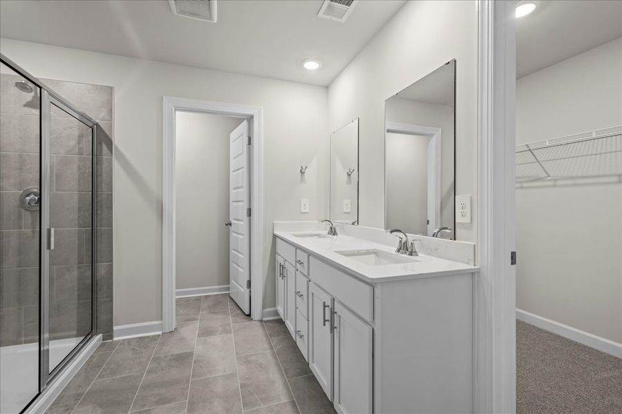 Furnished interior view inside a new home in Cedar Shoals – Heritage Collection, Piedmont (Image 7).