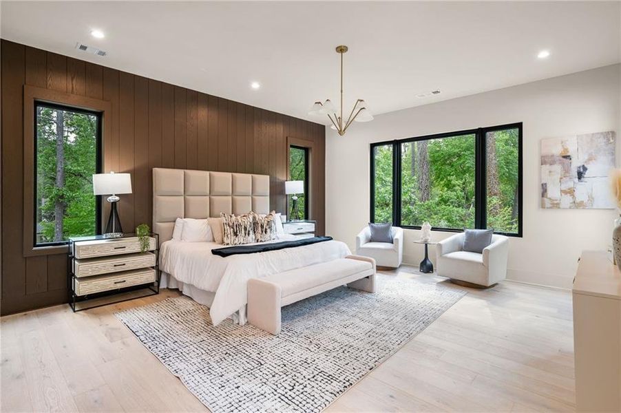 Furnished interior view inside a new home in , Atlanta (Image 50).