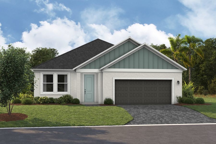 Representative exterior photo of a completed home built from the Majesty by Casa Fresca Homes in Cherrywood Preserve, Ocala, FL (Image 4). Representative exterior photo of a completed home built from the Majesty by Casa Fresca Homes in Cherrywood Preserve, Ocala, FL (Image 4).