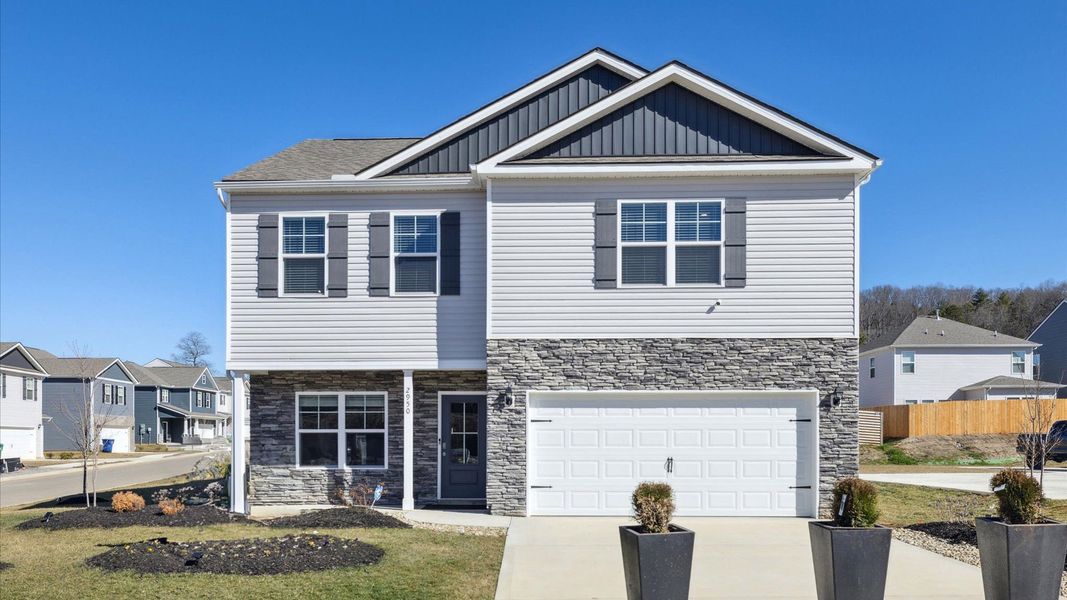 Front exterior of a home in the Millstone Village community, located in Morristown, TN (Image 12).