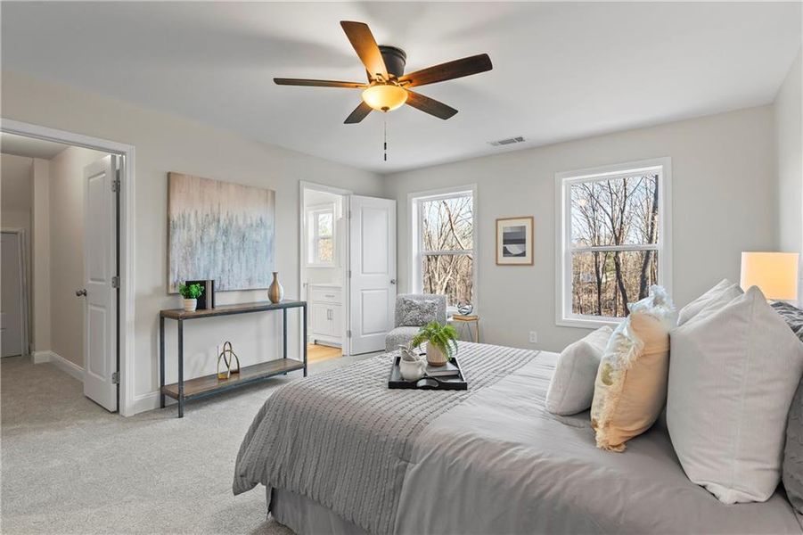 Furnished interior view inside a new home in , Gainesville (Image 44).