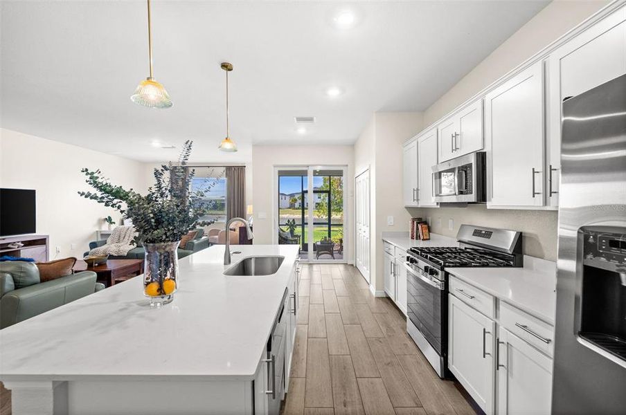 Furnished interior view inside a new home in Tuckers Cove, Punta Gorda (Image 11).