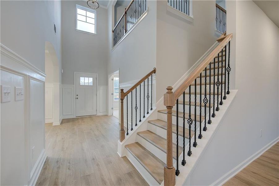 Spacious, unfurnished interior of a new home in Grandview at Millers Mill, Stockbridge (Image 14). Spacious, unfurnished interior of a new home in Grandview at Millers Mill, Stockbridge (Image 14).