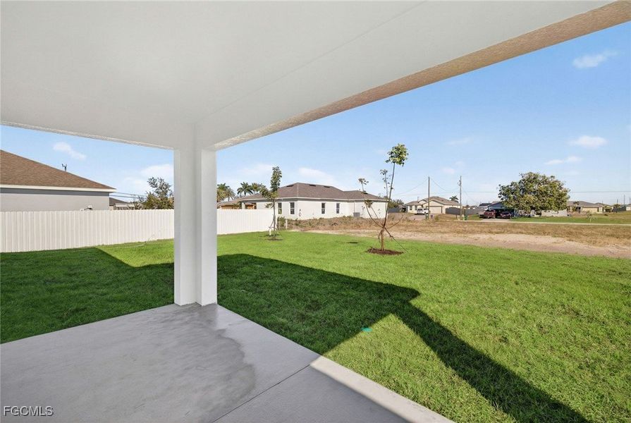 Exterior details and patio area of a home in Cape Coral, Cape Coral (Image 3). Exterior details and patio area of a home in Cape Coral, Cape Coral (Image 3).