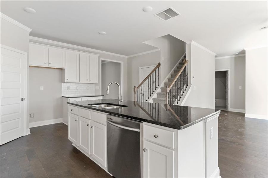 Furnished interior view inside a new home in Highland Park, Stonecrest (Image 5). Furnished interior view inside a new home in Highland Park, Stonecrest (Image 5).