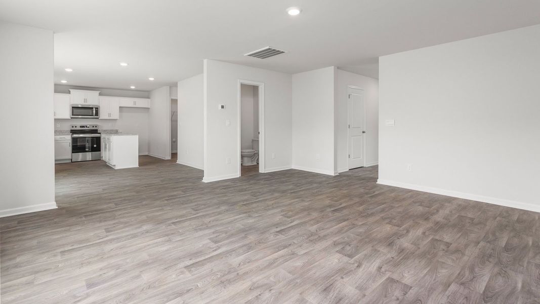 Representative unfurnished interior of a home built from the Kyle by D.R. Horton in Foxtail, Yadkinville (Image 21).