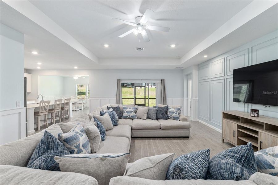 Furnished interior view inside a new home in Grand Park North, Dunnellon (Image 14).
