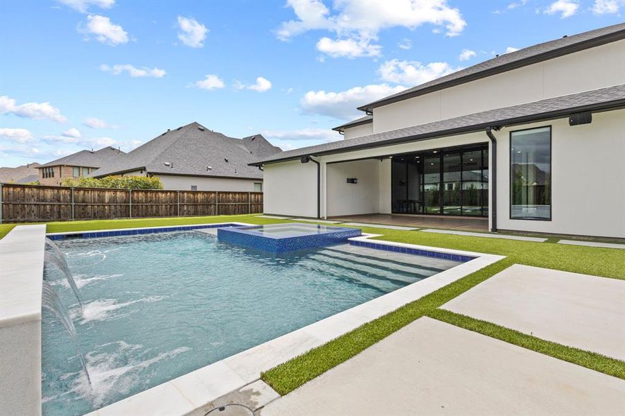 Exterior details and patio area of a home in , Frisco (Image 4). Exterior details and patio area of a home in , Frisco (Image 4).