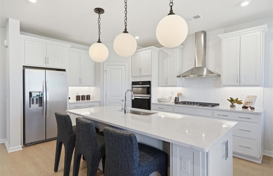 Representative furnished interior of a home built from the Valen by Pulte Homes in Harrington, Greenville (Image 9).